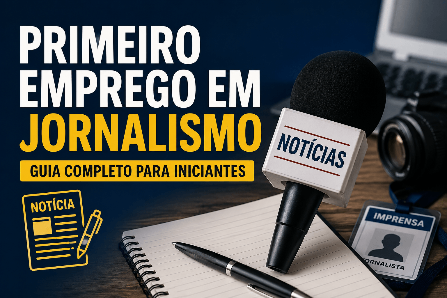 Primeiro Emprego em Jornalismo: Guia Completo para Iniciantes